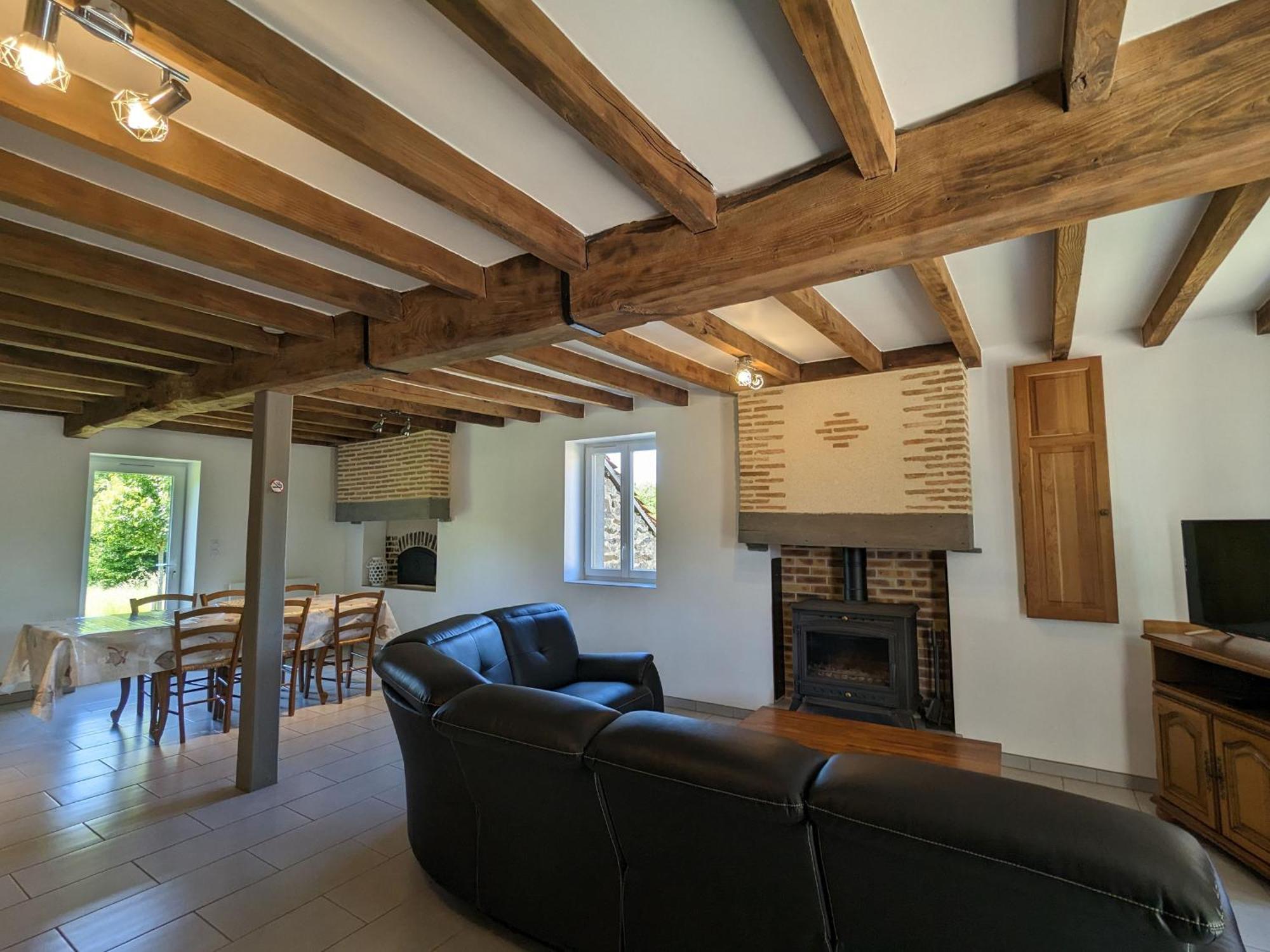 Grande Ferme Renovee Avec Jardin Et Loisirs A Proximite - Fr-1-591-155 Villa Pouligny-Notre-Dame Exterior photo