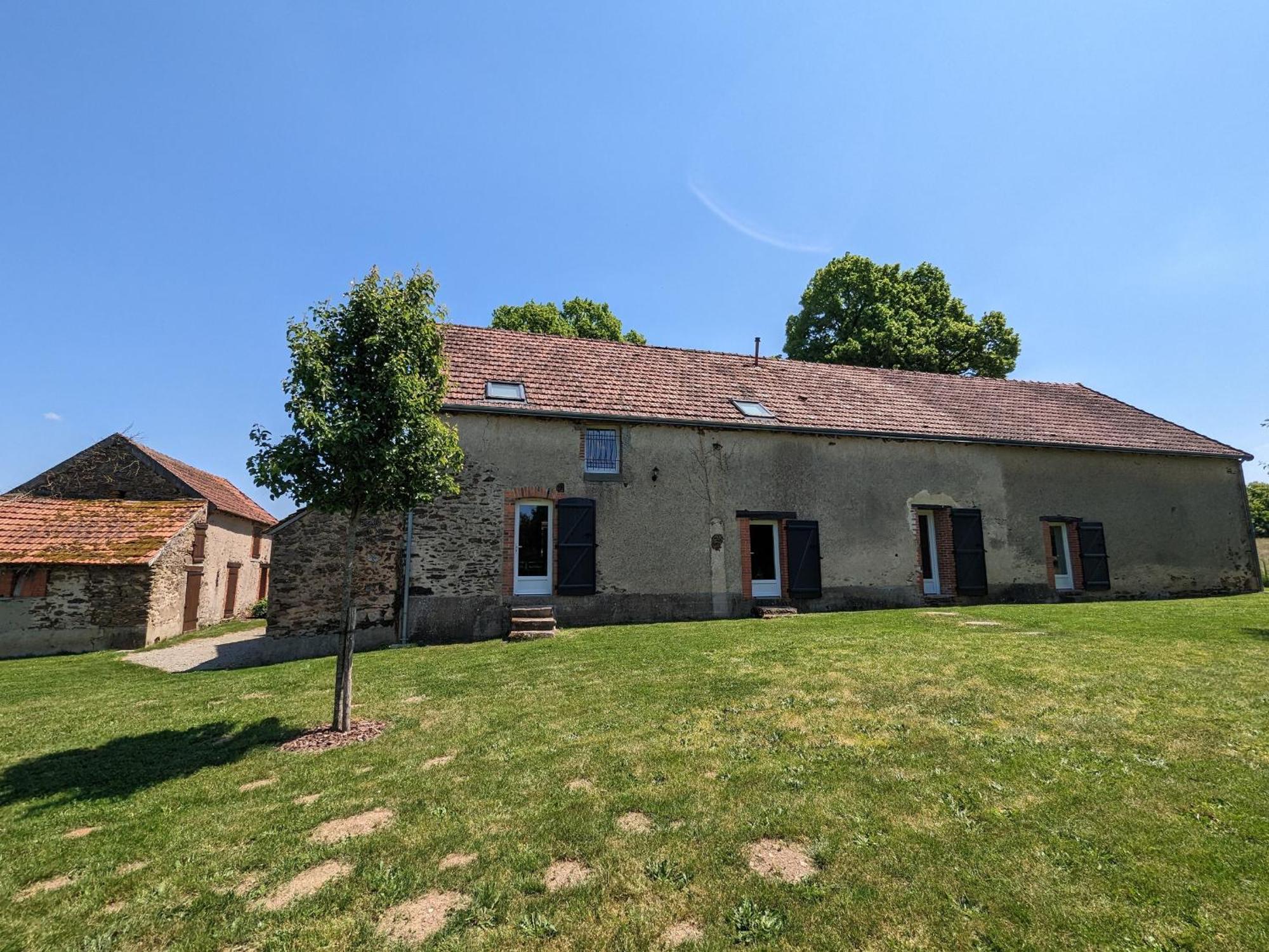 Grande Ferme Renovee Avec Jardin Et Loisirs A Proximite - Fr-1-591-155 Villa Pouligny-Notre-Dame Exterior photo